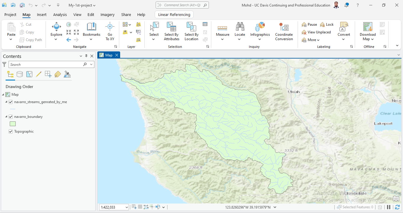 Navarro Watershed GIS Project
